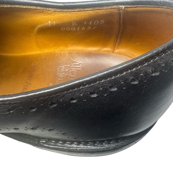 Allen Edmonds FAIRFAX  11 B Wholecut Wingtip Black Brogue Dress Shoes main image 11